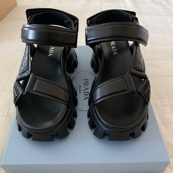 Prada Leather Sport Sandals - Picture 7 of 7